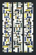 Theo van Doesburg, Stained-Glass Composition IV.